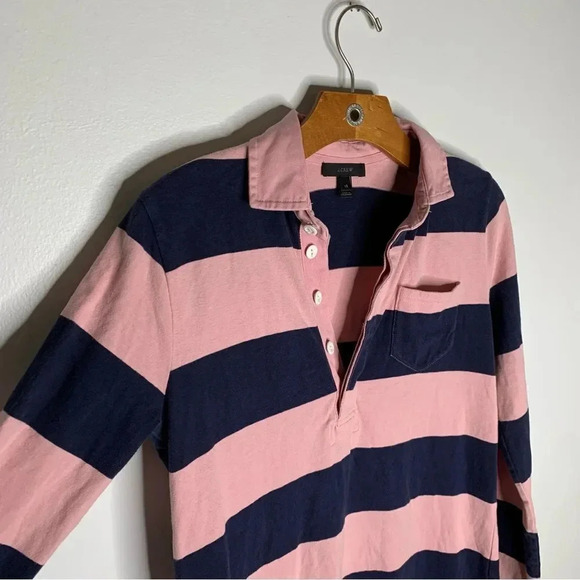 J. Crew Forever 1984 Rugby Stripe Shirt Dress - Picture 4 of 10